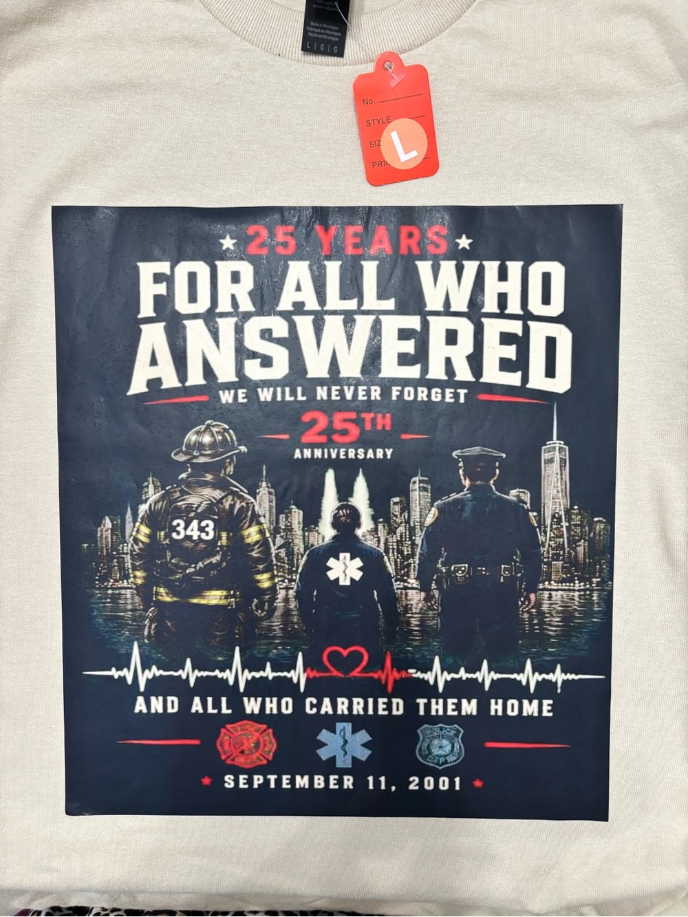 NEW 'For All Who Answered' 25th Anniversary Graphic Tee - White